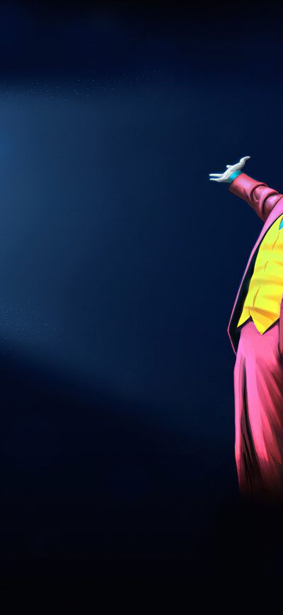 Fond d'écran Joker The Showman sur iPhone