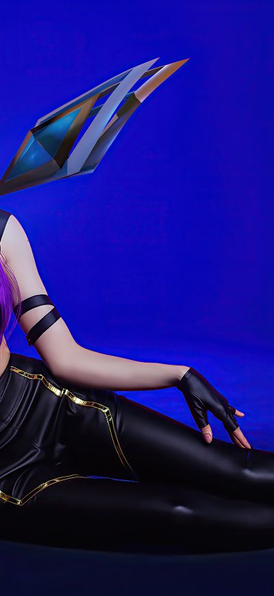 Fond d'écran iPhone Kda Kaisa Lol Game 4k