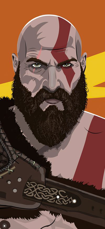 Fond d'écran iPhone Kratos 4k 2020