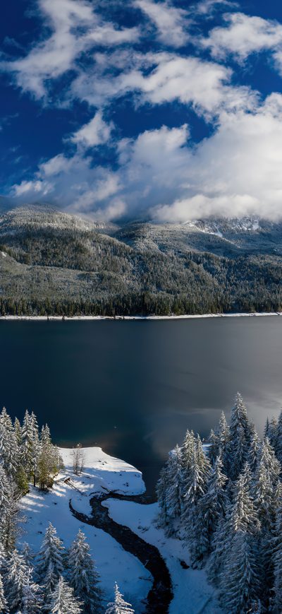 Fond d'écran iPhone Lake Kachess 4k
