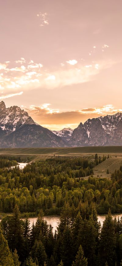 Fond d'écran iPhone Grand Tetons Landscape 4k