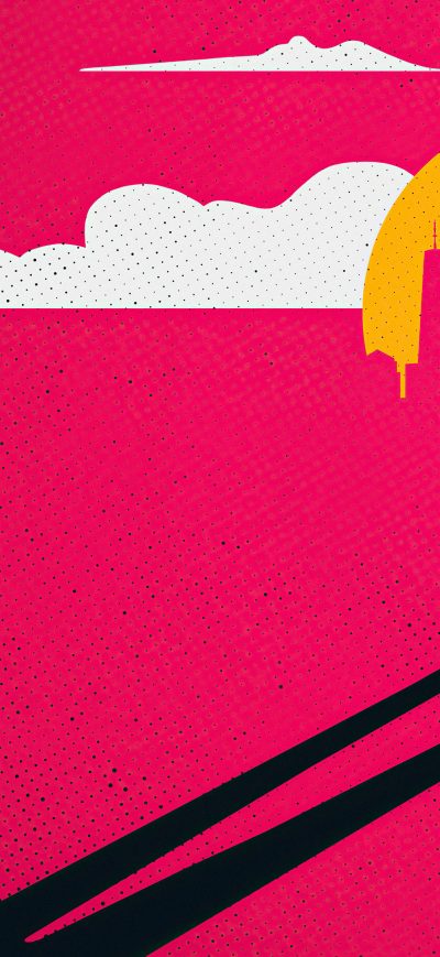 Fond d'écran iPhone Ms Marvel Minimal 4k