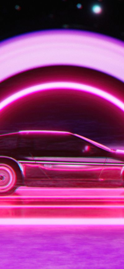 Fond d'écran iPhone Car Horizon Outrun 4k