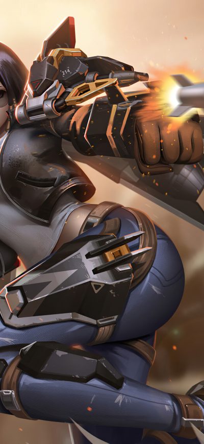 Fond d'écran iPhone Pharah Overwatch 4k Artwork