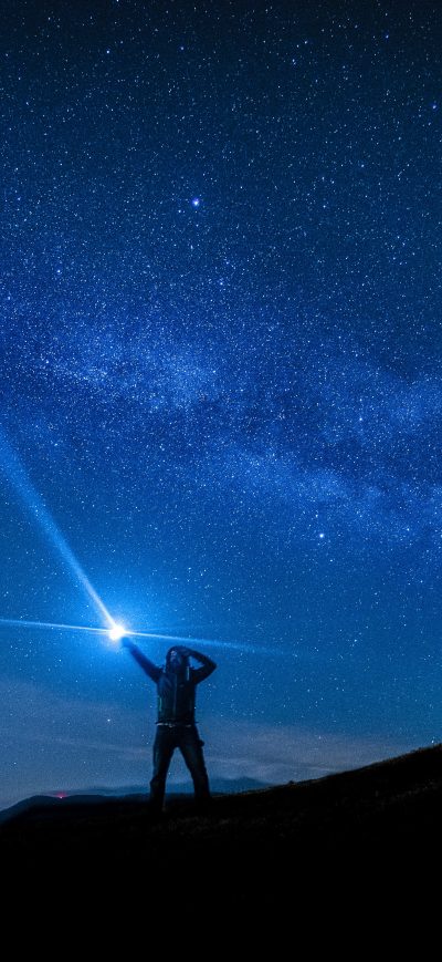 Fond d'écran iPhone Flashing Light To Sky 4k