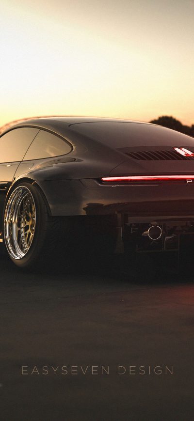 Fond d'écran iPhone Porsche 911 992 R 4k