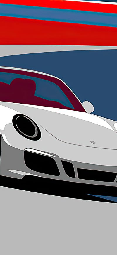 Fond d'écran iPhone Porsche Artistic Art 4k