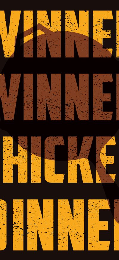 Fond d'écran Winner Winner Chicken Dinner sur iPhone