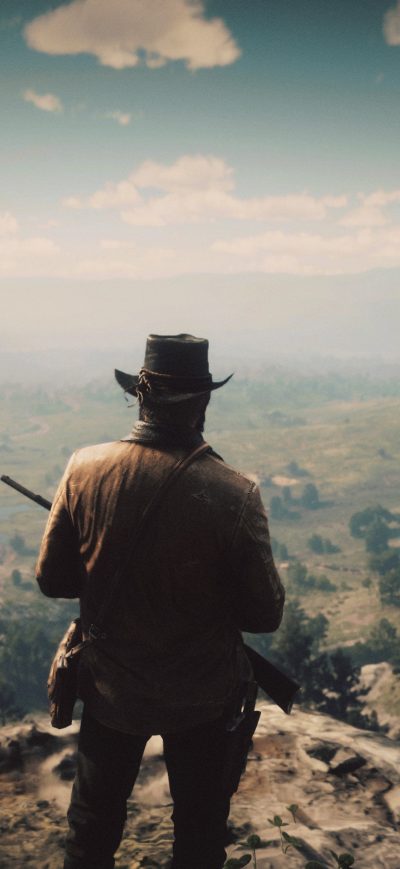 Fond d'écran iPhone Red Dead Redemption 2 Mission 4k