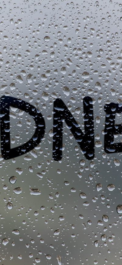 Fond d'écran iPhone Sadness Glass Drops Typography 5k