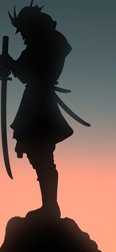Fond d'écran iPhone Samurai Ninja With Sword 4k