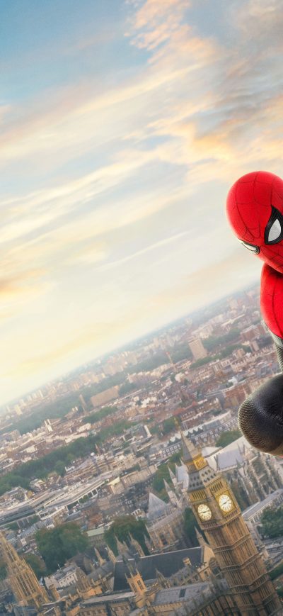 Fond d'écran iPhone 5k Spider Man Far From Home