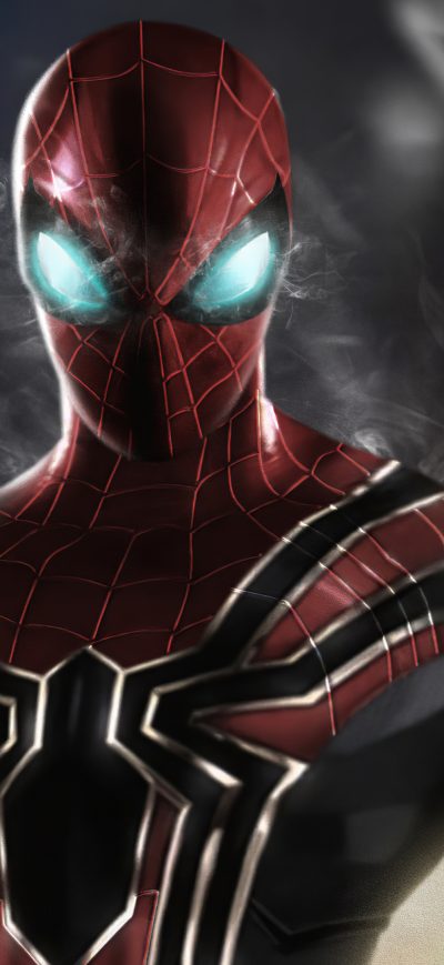 Fond d'écran iPhone Spiderman Smoking Eyes 4k