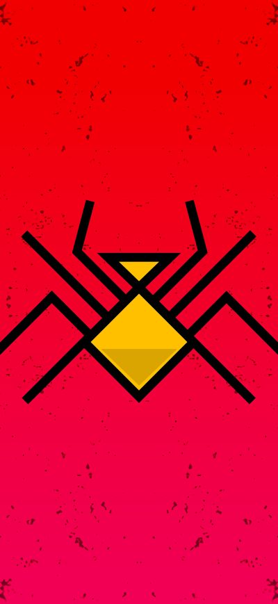 Fond d'écran iPhone Spider Woman Logo Minimal 5k