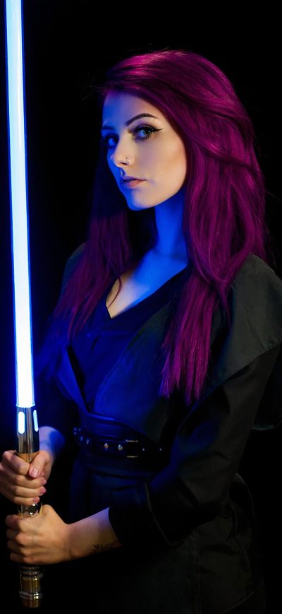 Fond d'écran iPhone Jedi Star Wars Girl Cosplay 4k