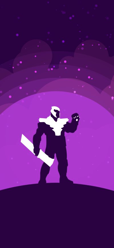 Fond d'écran iPhone Thanos New Art 8k