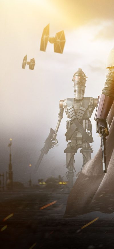 Fond d'écran The Mandalorian Tv Series 2019 sur iPhone