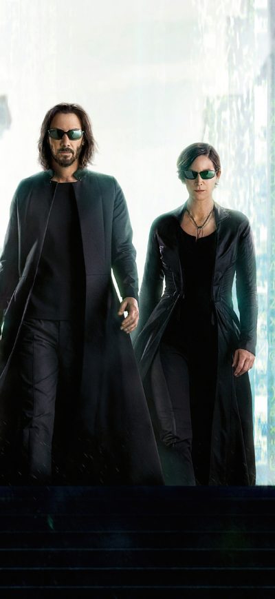 Fond d'écran iPhone The Matrix Resurrections 2021