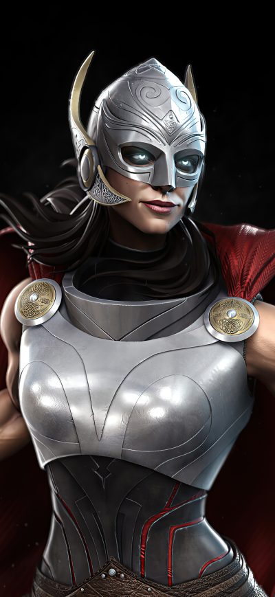 Fond d'écran iPhone Lady Thor 4k