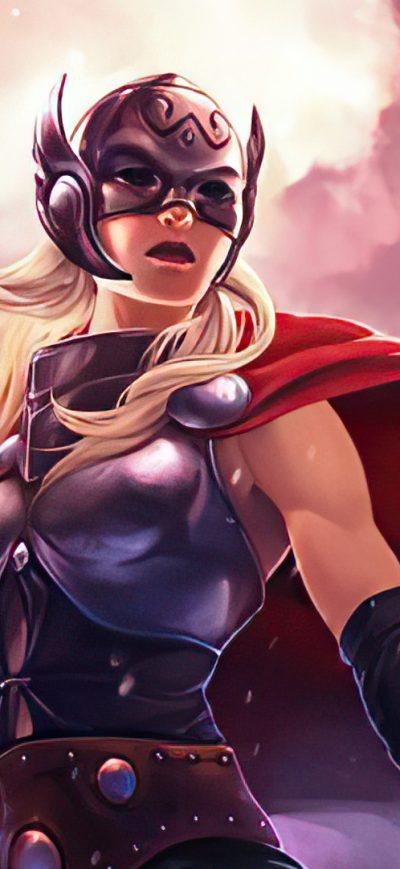 Fond d'écran iPhone Lady Thor Art