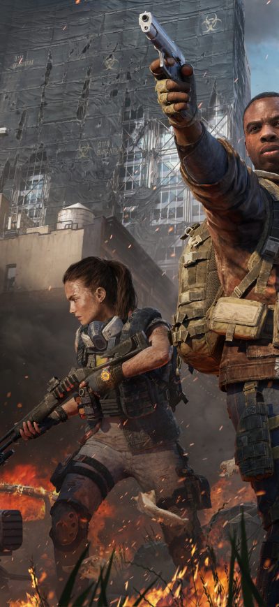 Fond d'écran iPhone Tom Clanycs The Division 2 Warlords Of New York 8k