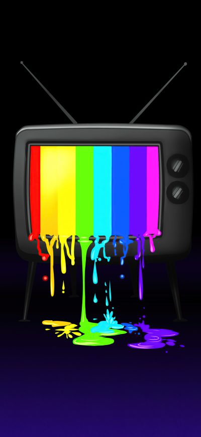 Fond d'écran iPhone Rgb Tv Minimal 5k