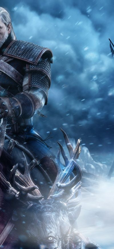 Fond d'écran Blizzard Gerald Roach The Witcher 3 sur iPhone