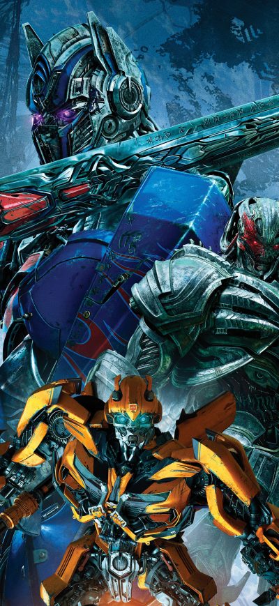 Fond d'écran iPhone Transformers The Last Knight Bumblebee Megatron Optimus Prime 4k 5k