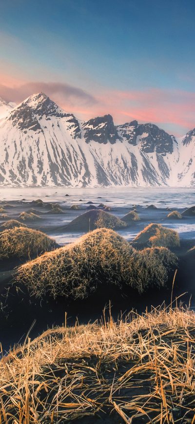 Fond d'écran iPhone Mountains Iceland 4k