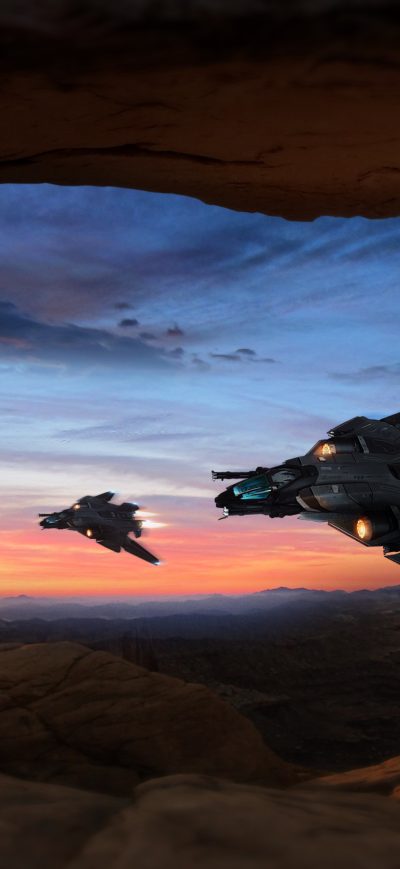 Fond d'écran iPhone Star Citizen 4k