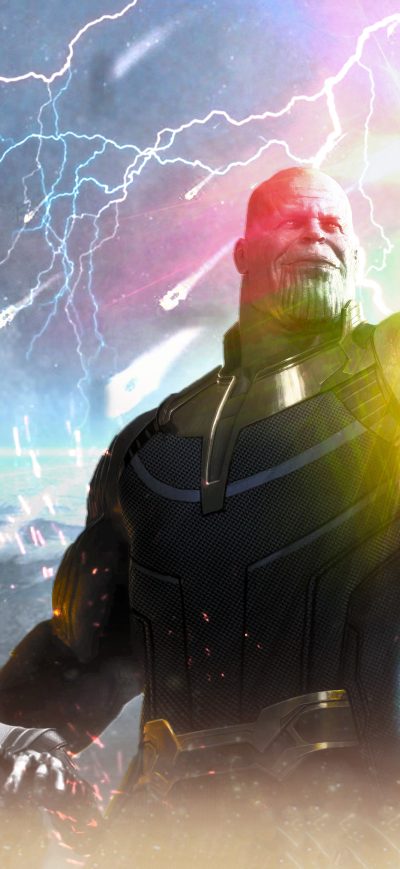 Fond d'écran iPhone Thanos Avengers Infinity War 2018 Artwork
