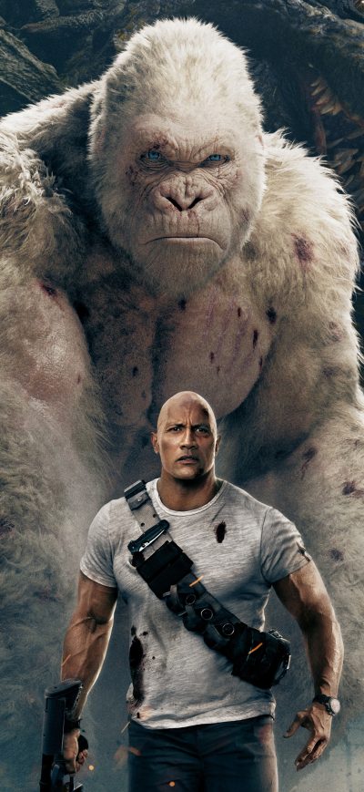 Fond d'écran iPhone Rampage Movie 4k