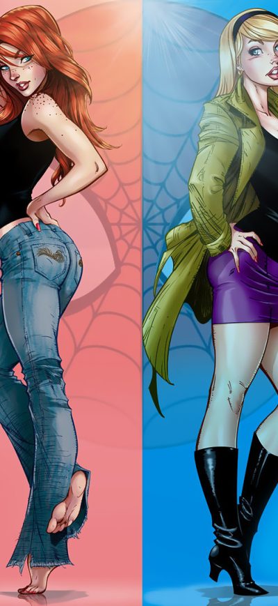 Fond d'écran iPhone Mary Jane Spiderman Artwork