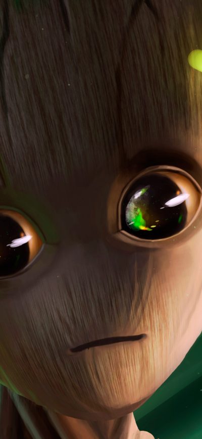 Fond d'écran iPhone Baby Groot Art HD