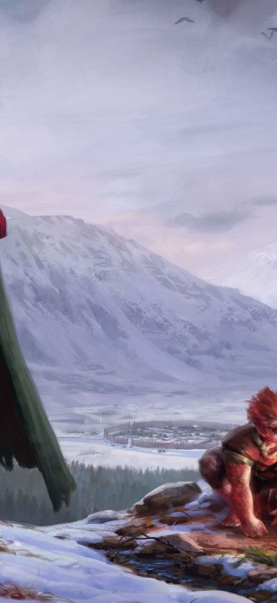 Fond d'écran iPhone Pillars Of Eternity 2 Deadfire Key Art 8k