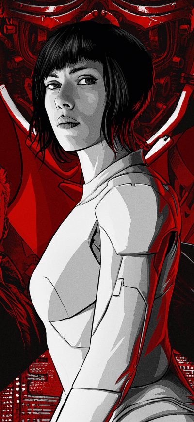 Fond d'écran iPhone Ghost In The Shell 5k