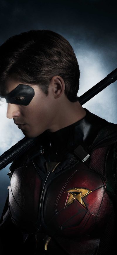 Fond d'écran iPhone Brenton Thwaites As Robin In Titans 8k