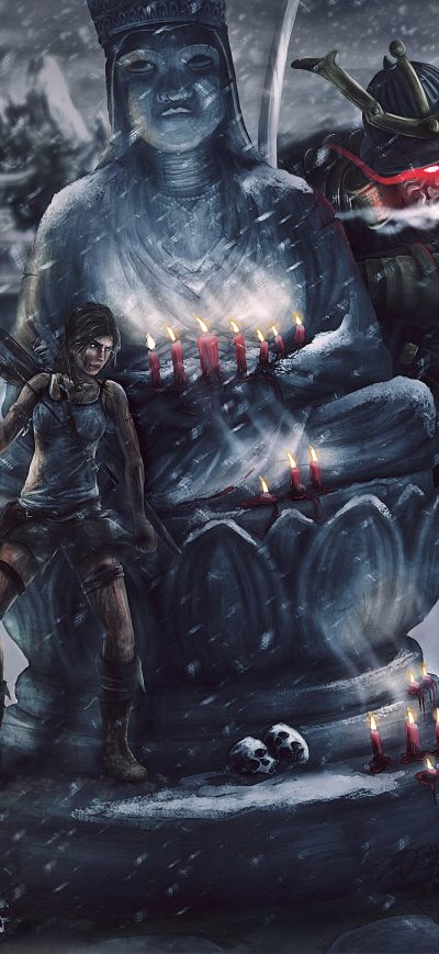 Fond d'écran Tomb Raider Fan Art sur iPhone