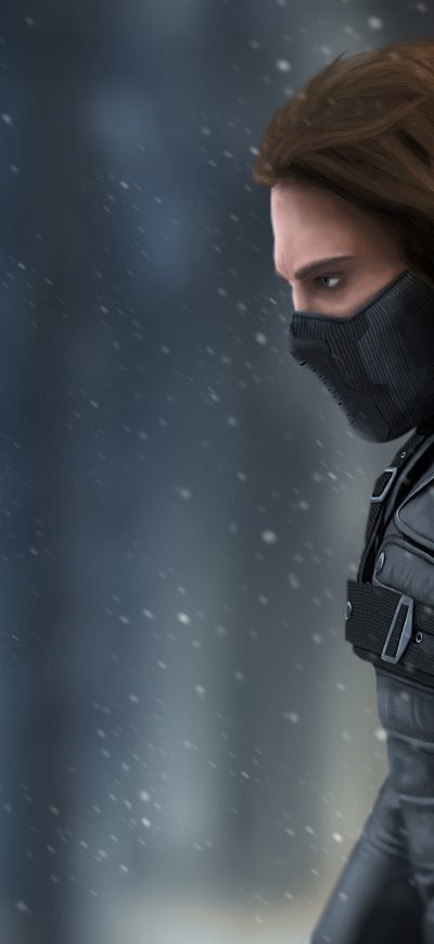 Fond d'écran iPhone Winter Soldier 4k