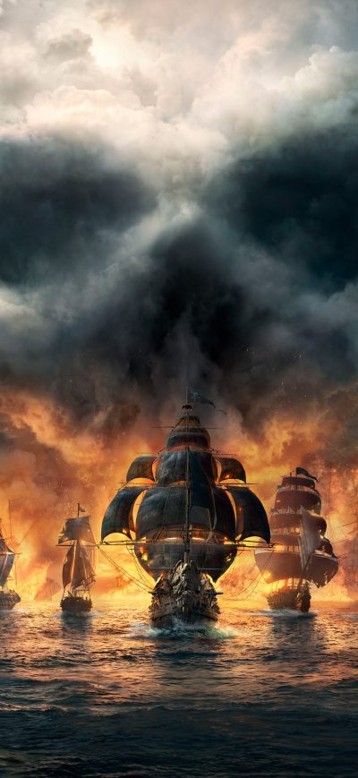 Fond d'écran iPhone Skull And Bones 2017