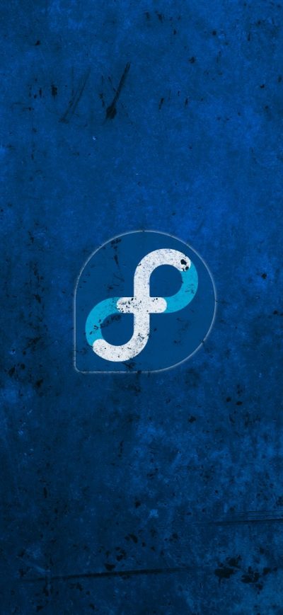 Fond d'écran Linux Fedora sur iPhone