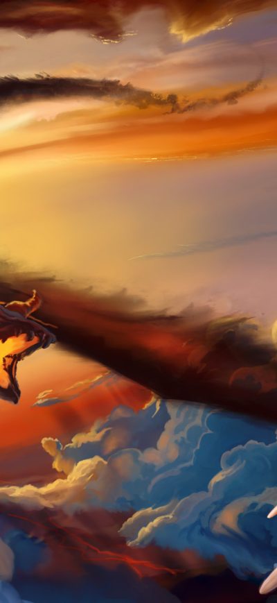 Fond d'écran iPhone Dragon Fantasy Artwork