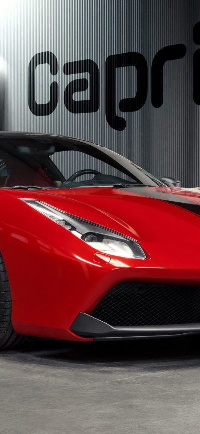 Fond d'écran iPhone Ferrari 488 GTB 2016