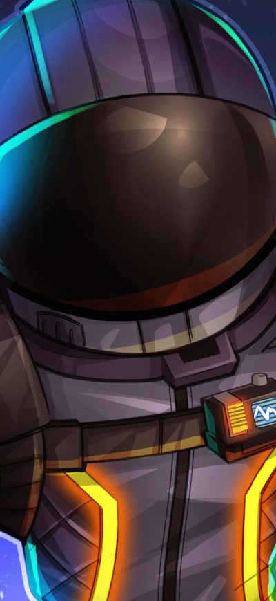 Fond d'écran iPhone Fortnite Dark Voyager Fan Art