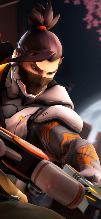 Fond d'écran iPhone Hanzo Overwatch 5k