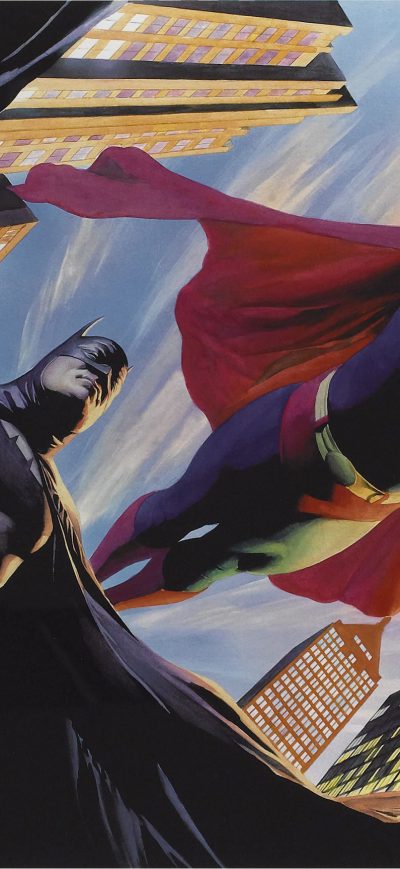 Fond d'écran iPhone Superman Batman Art