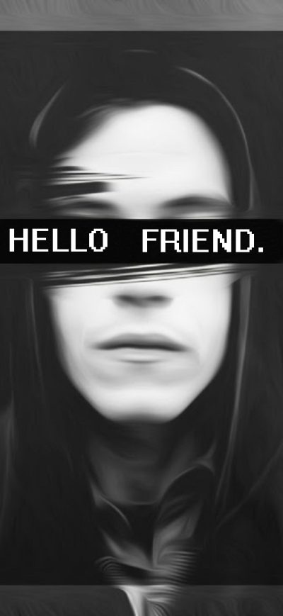 Fond d'écran iPhone Hello Friend Mr Robot