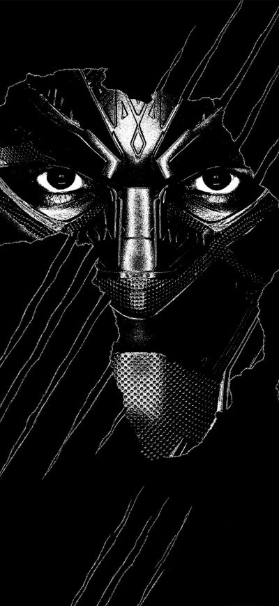 Fond d'écran iPhone Black Panther Real 3D Poster