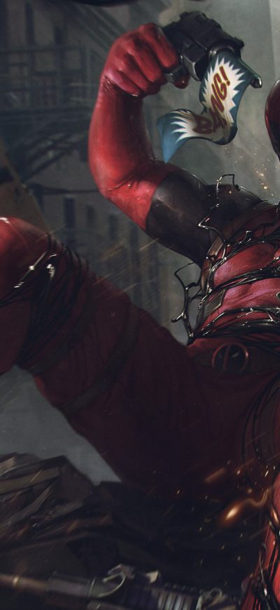 Fond d'écran iPhone Deadpool Vs Venom Symbiote