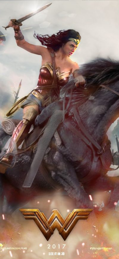 Fond d'écran iPhone 2017 Wonder Woman Movie Fan Art